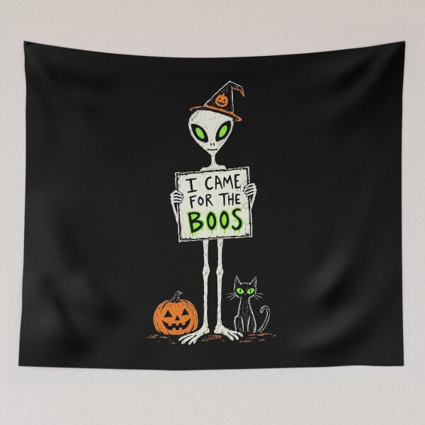 Item preview, Creepy Skinny Alien with Sign designed and sold by SignumShop.