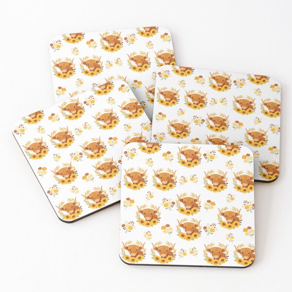 Item preview, Highland Cows & Sunflowers designed and sold by DumpsterSage.