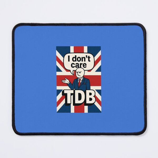 Item preview, rupert lowe restore britain 'i dont care' daily bollocks TDB slogan design merch -  designed and sold by TDB.
