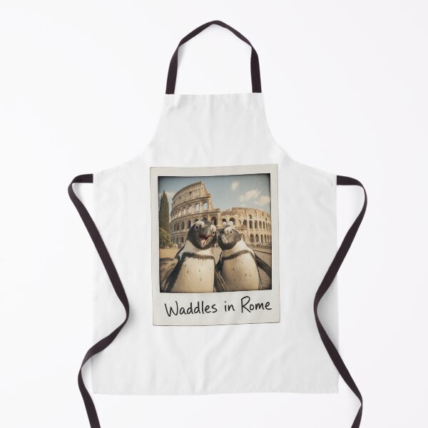 Item preview, Realistic Penguin Best Friends in Rome Travel designed and sold by BearLoveDesign.