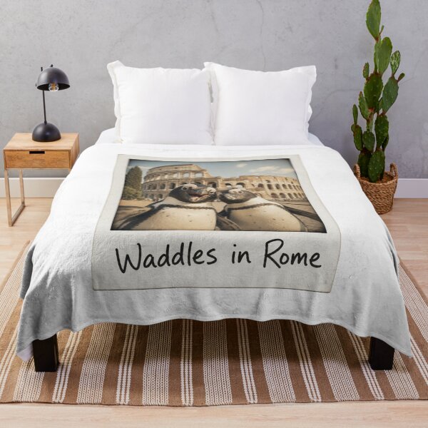 Item preview, Realistic Penguin Best Friends in Rome Travel designed and sold by BearLoveDesign.