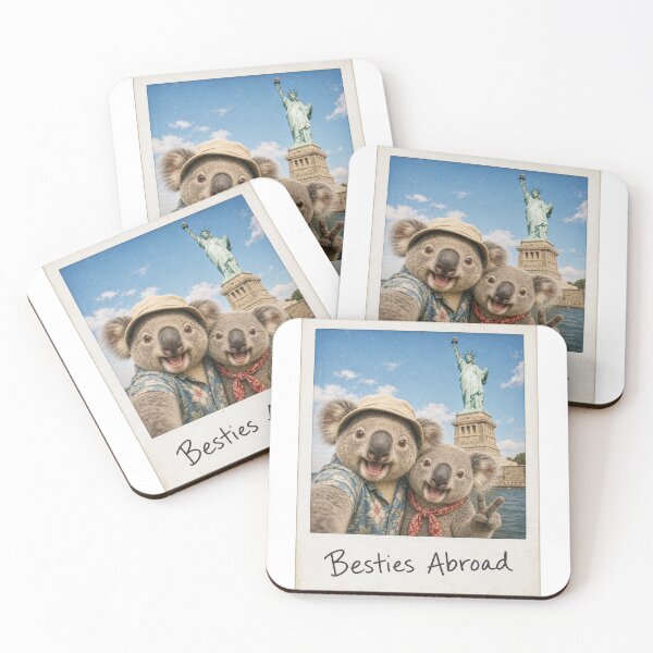 Item preview, Realistic Koala Best Friends in New York designed and sold by BearLoveDesign.