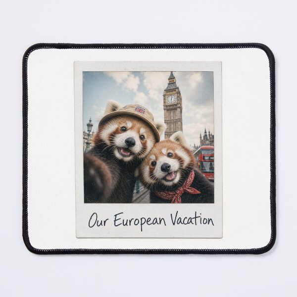 Item preview, Realistic Red Panda Best Friends in London designed and sold by BearLoveDesign.