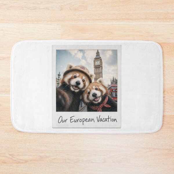 Item preview, Realistic Red Panda Best Friends in London designed and sold by BearLoveDesign.