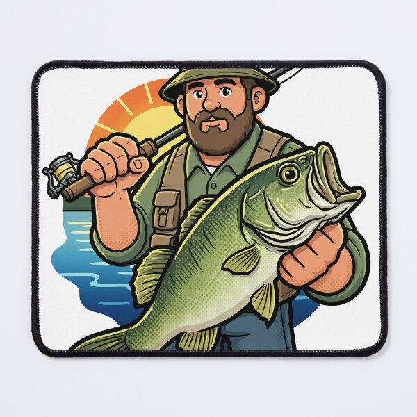 Item preview, Fishing Dad Sunrise Bass Catch T-Shirt Gift designed and sold by DIUMERI.