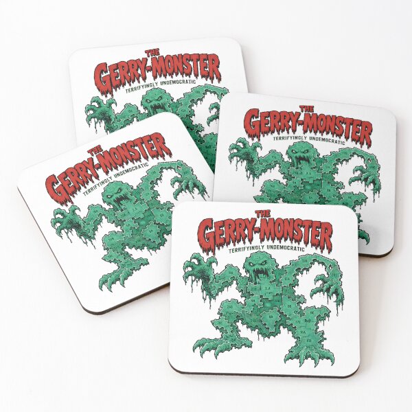 Item preview, Gerrymandering Swamp Monster Political Satire Voting Activist designed and sold by chattsuede.