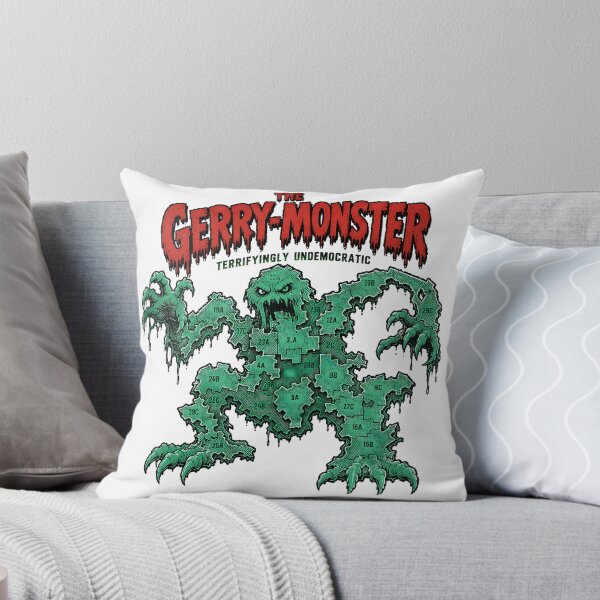 Item preview, Gerrymandering Swamp Monster Political Satire Voting Activist designed and sold by chattsuede.