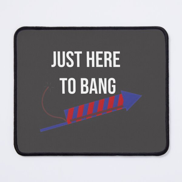 Item preview, Just Here to Bang Funny Music and Drumming Humor Design designed and sold by MZF-OFF.