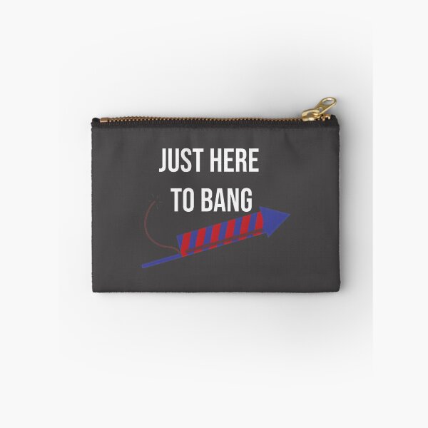 Item preview, Just Here to Bang Funny Music and Drumming Humor Design designed and sold by MZF-OFF.