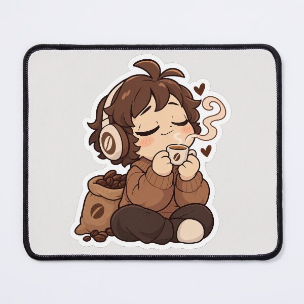 Item preview, Blissful Coffee Lover Smelling Espresso Cup designed and sold by NovaToons.