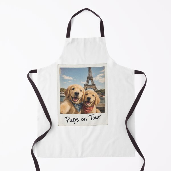 Item preview, Realistic Golden Retriever Puppies in Paris designed and sold by BearLoveDesign.