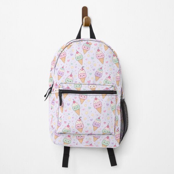 Item preview, Kawaii Ice Cream Cone Pattern designed and sold by Soft Berry Studio.