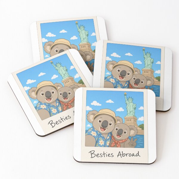 Item preview, Koala Best Friends in New York Travel Art designed and sold by BearLoveDesign.
