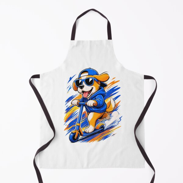 Item preview, Cool Beagle Dog Riding Electric Scooter - Urban Streets Style designed and sold by Catchy-Couture.