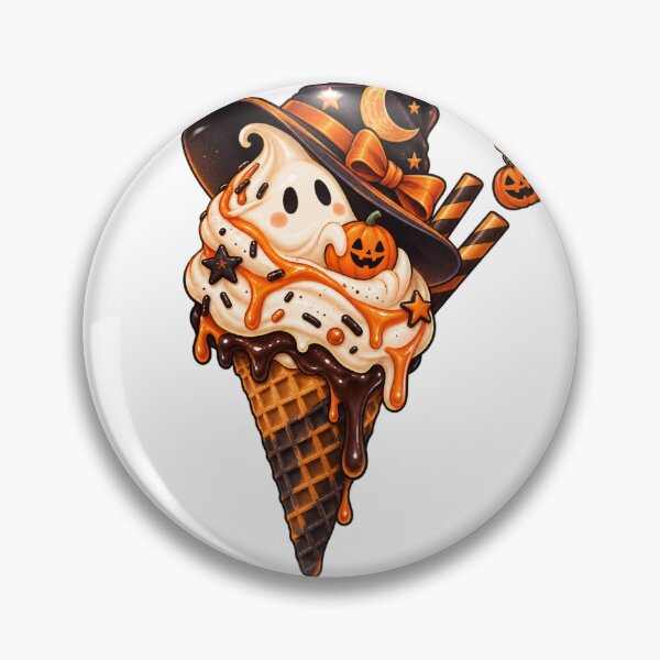 Item preview, Cute Halloween Ice Cream Ghost Witch designed and sold by Butterfly  Effect.