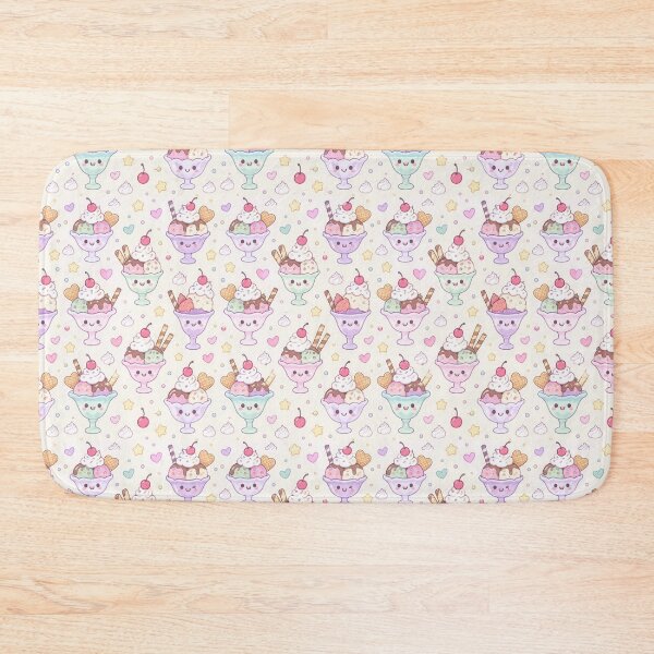 Item preview, Kawaii Sundae Pattern designed and sold by Soft Berry Studio.