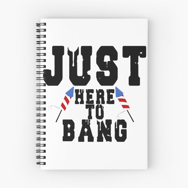 Item preview, Funny Bold Statement Design Saying 'I'm Just Here To Bang' with Playful Typography designed and sold by MZF-OFF.