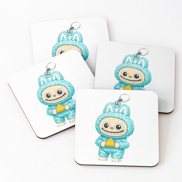 Item preview, Cute Blue Monster Kawaii Character Illustration designed and sold by Sepia soul.