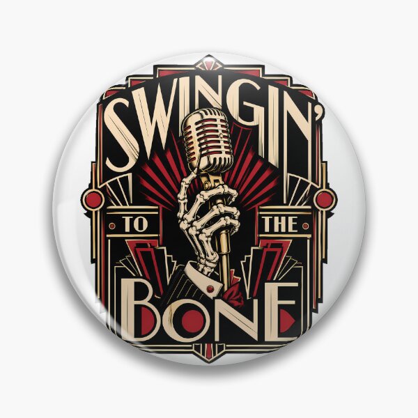 Item preview, Gothic Jazz Skeleton Vocalist Swingin to the Bone designed and sold by chattsuede.