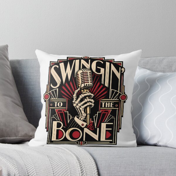 Artikelvorschau, Gothic Jazz Skeleton Vocalist Swingin to the Bone entworfen und verkauft von chattsuede.
