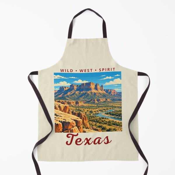 Item preview, Texas in the USA, Vintage Art Travel Landscape designed and sold by MaateoDesign.