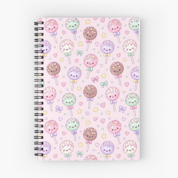 Item preview, Kawaii Cake Pop Pattern designed and sold by Soft Berry Studio.