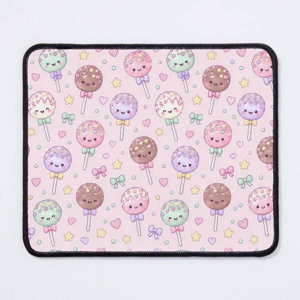 Item preview, Kawaii Cake Pop Pattern designed and sold by Soft Berry Studio.