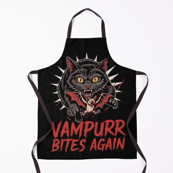 Item preview, Vampurr Bites Again funny cat designed and sold by Naitsebas.