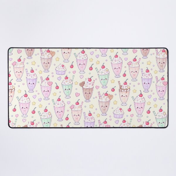 Item preview, Kawaii Milkshake Pattern designed and sold by Soft Berry Studio.