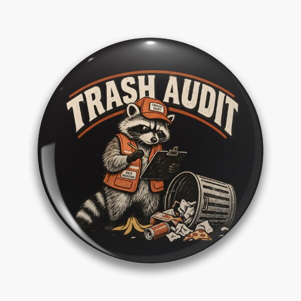 Item preview, Raccoon Garbage Inspector – Cleanup Crew Humor designed and sold by AwesomeBeyondLimits.