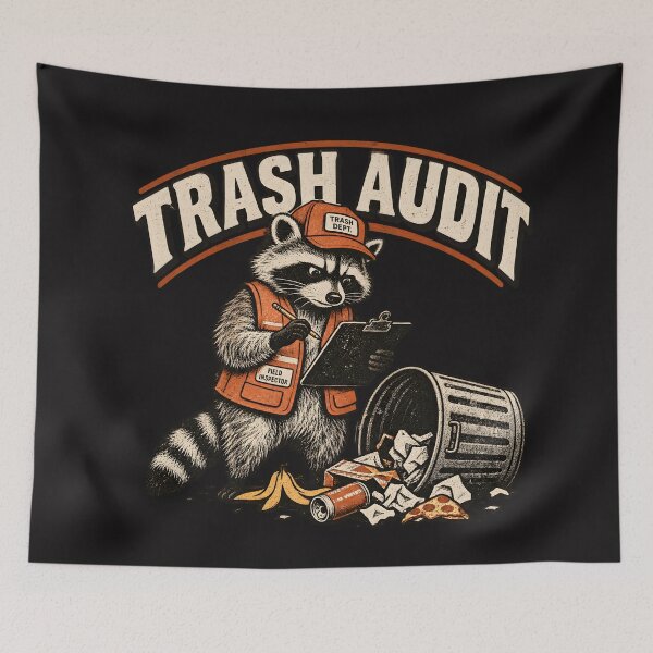 Item preview, Raccoon Garbage Inspector – Cleanup Crew Humor designed and sold by AwesomeBeyondLimits.