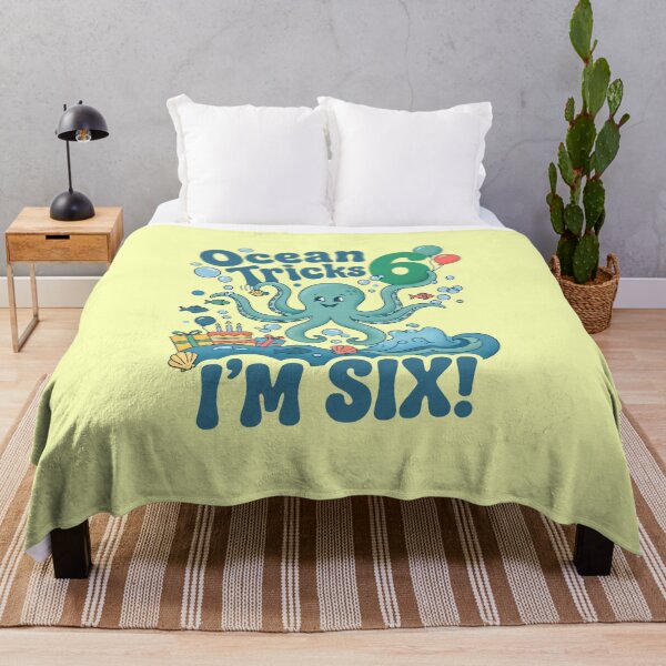 Item preview, Ocean Tricks, I’m Six! 6th Birthday – Cute Octopus Ocean Design designed and sold by Sea Gem.