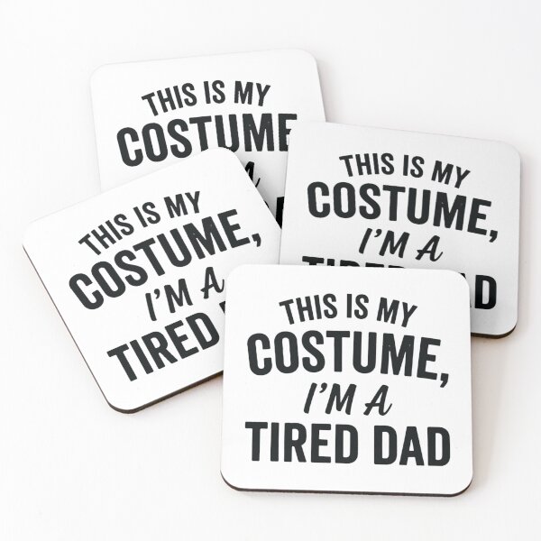 Item preview, This Is My Costume, I'm a Tired Dad Funny Halloween Dad designed and sold by CloudyPress.