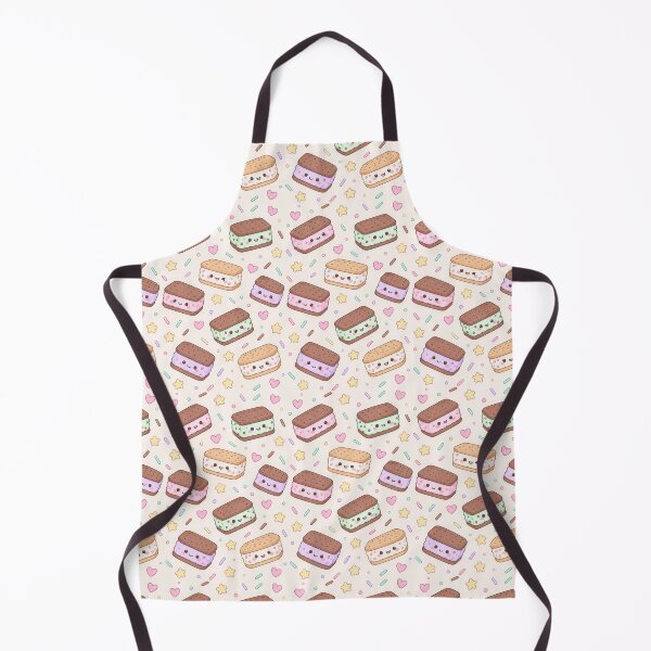 Item preview, Kawaii Ice Cream Sandwich Pattern designed and sold by Soft Berry Studio.