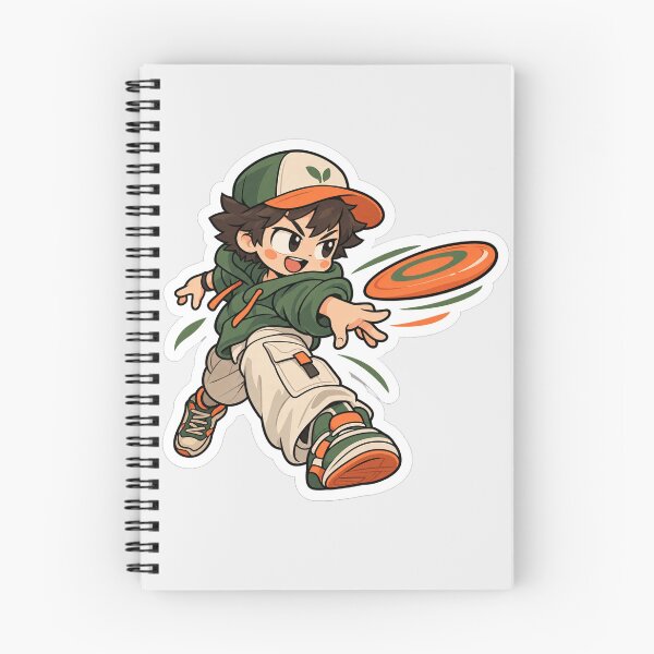 Item preview, Pose de un jugador de disc golf en pleno lanzamiento. designed and sold by NovaToons.