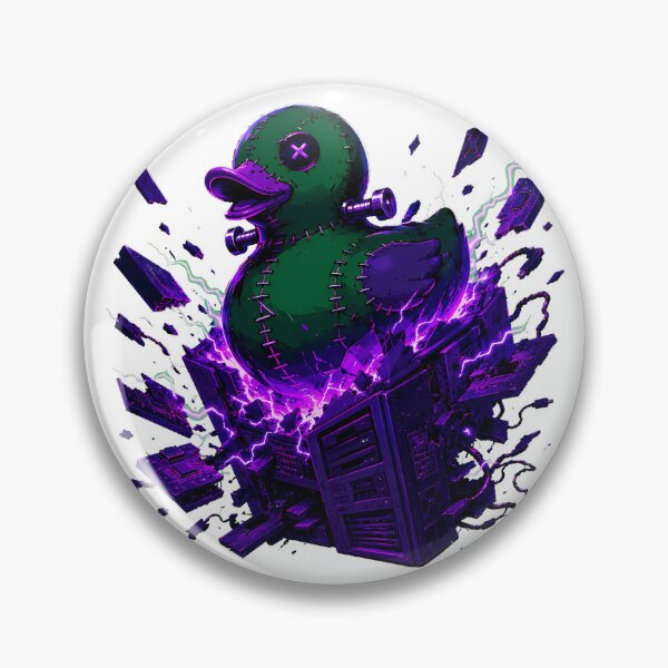 Item preview, Frankenstein Rubber Duck Debugging Spooky Server Disaster designed and sold by chattsuede.