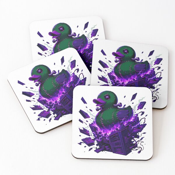 Item preview, Frankenstein Rubber Duck Debugging Spooky Server Disaster designed and sold by chattsuede.