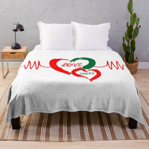 Item preview, Love & Hope Heartbeat ECG Brushstroke Graphic Art designed and sold by Carftora786.