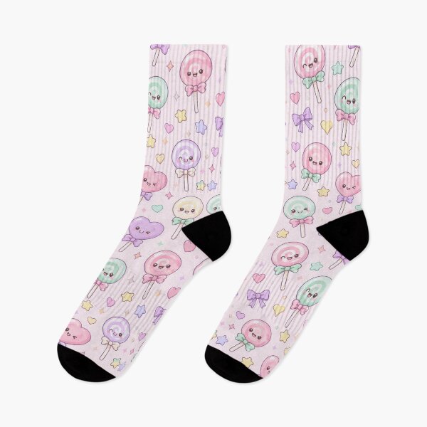 Item preview, Kawaii Lollipop Pattern designed and sold by Soft Berry Studio.