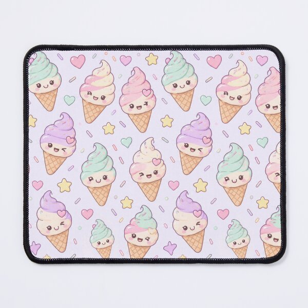 Item preview, Kawaii Soft Serve Pattern designed and sold by Soft Berry Studio.