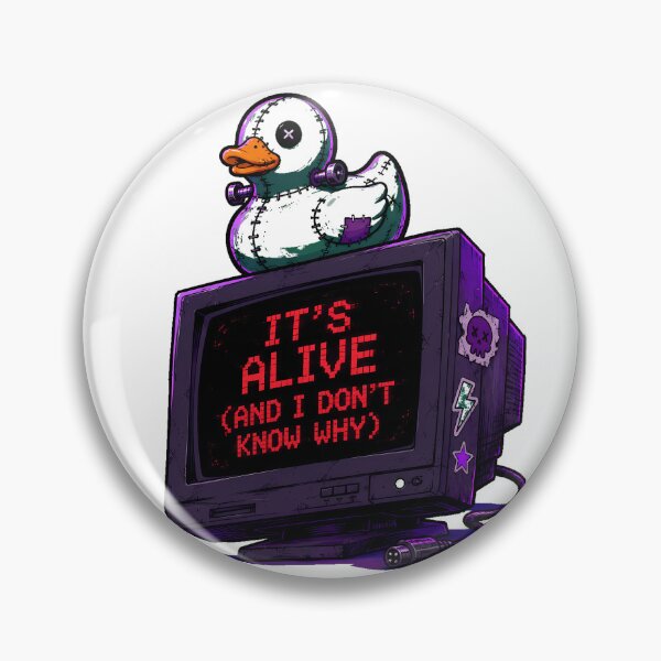 Item preview, Frankenstein Rubber Duck Debugging Halloween Programmer designed and sold by chattsuede.