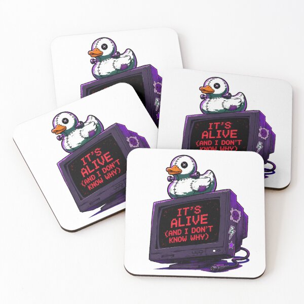 Item preview, Frankenstein Rubber Duck Debugging Halloween Programmer designed and sold by chattsuede.