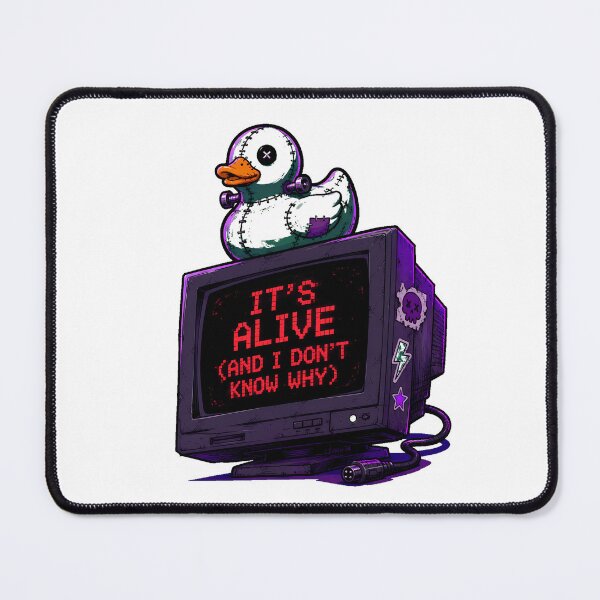 Item preview, Frankenstein Rubber Duck Debugging Halloween Programmer designed and sold by chattsuede.