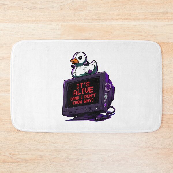 Item preview, Frankenstein Rubber Duck Debugging Halloween Programmer designed and sold by chattsuede.