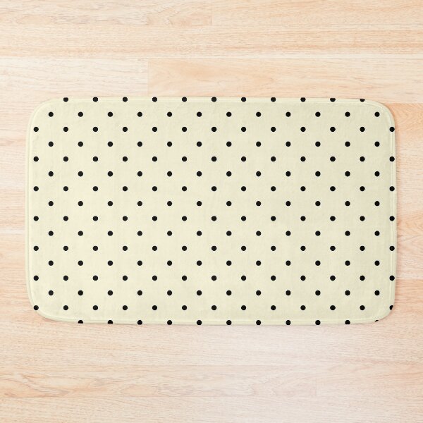 Item preview, Cream Beige Black Polka Dot designed and sold by gulsumkiyan.