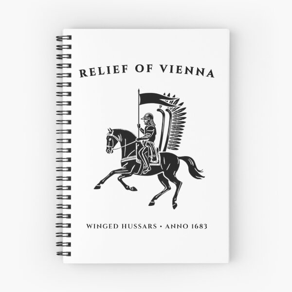 Item preview, Vintage Polish winged hussars 1683 cavalry military graphic design designed and sold by MemoryZoneOfficial.