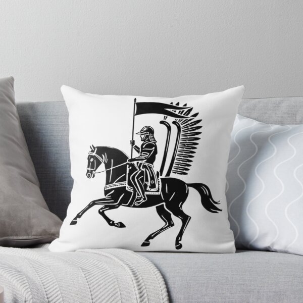 Item preview, Vintage Polish winged hussars 1683 cavalry military graphic design designed and sold by MemoryZoneOfficial.