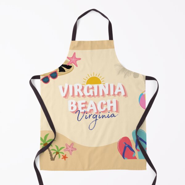Item preview, Virginia Beach Virginia Retro Beach Typography | Summer Vacation Souvenir designed and sold by DonnaRaine.