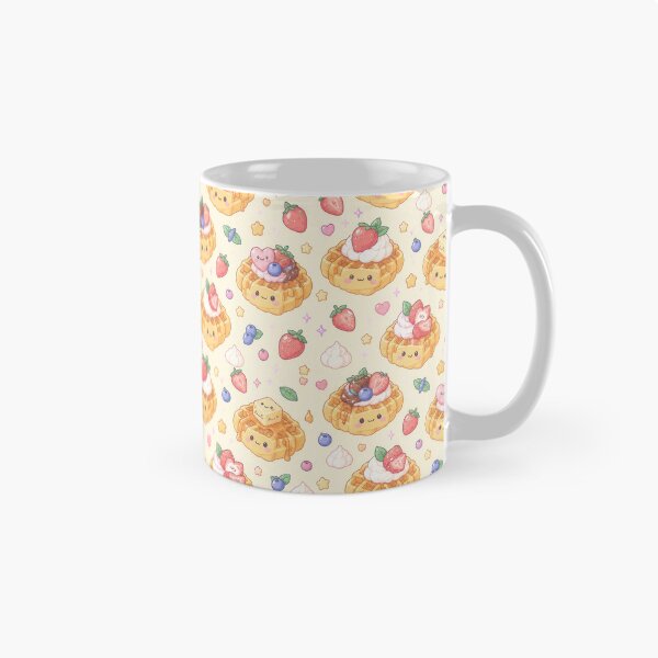 Item preview, Kawaii Waffle Pattern designed and sold by Soft Berry Studio.