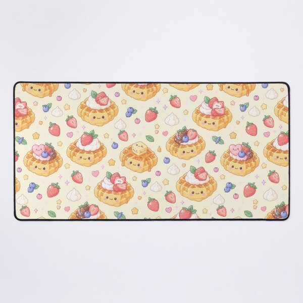 Item preview, Kawaii Waffle Pattern designed and sold by Soft Berry Studio.